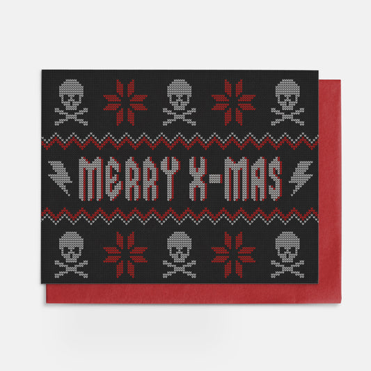 punk rock holiday card