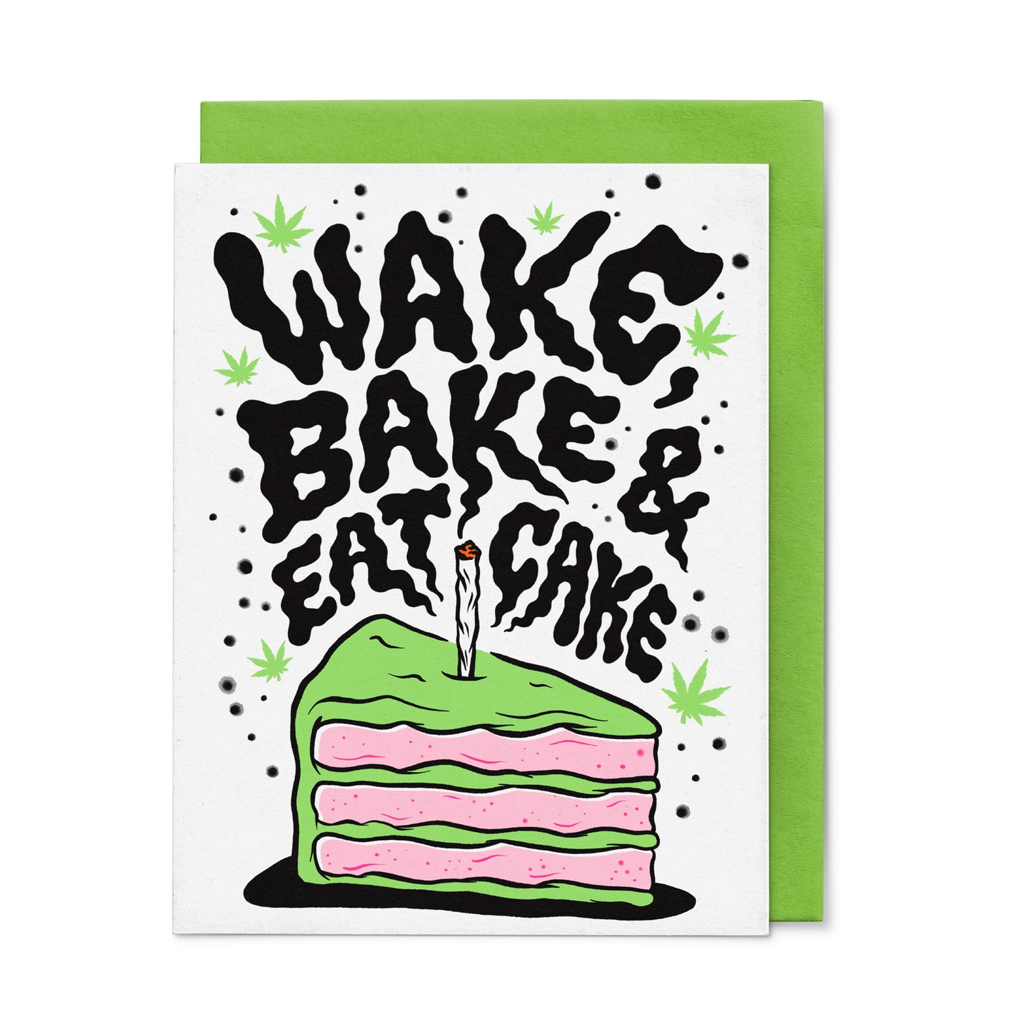 Wake, Bake & Eat Cake Birthday Card