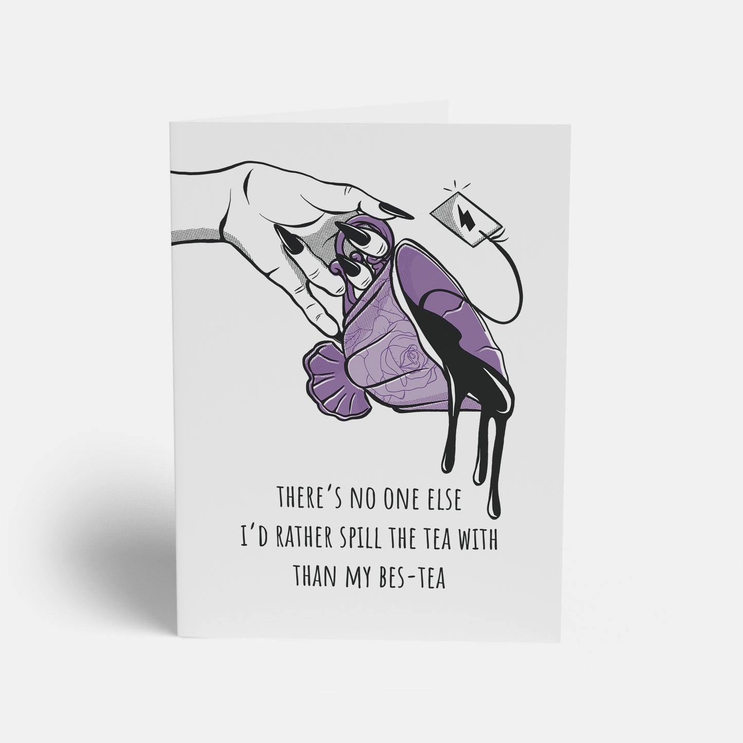 spill the tea card