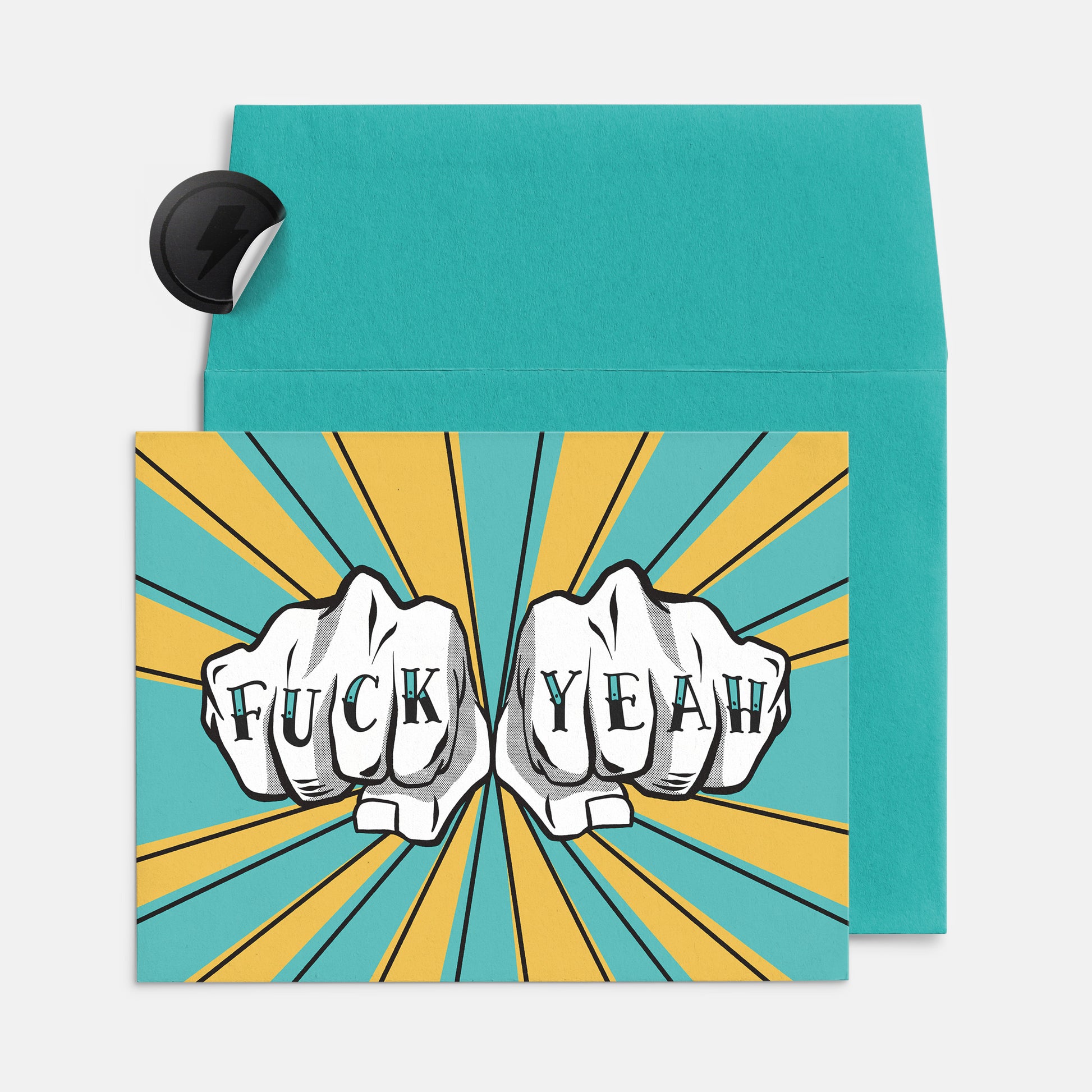 hell yes knuckles card