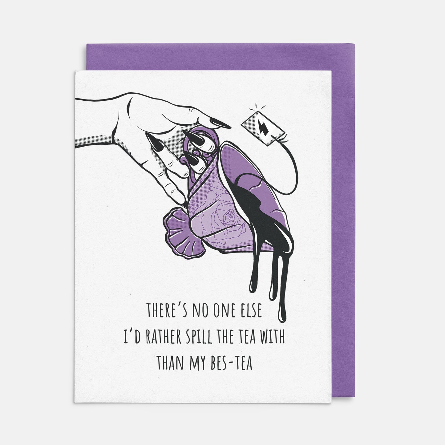 vintage best friend card