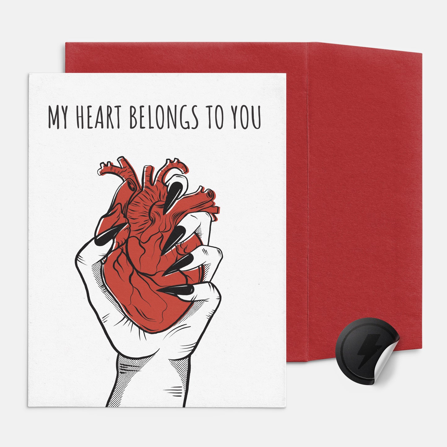 valentines card for edgy cool