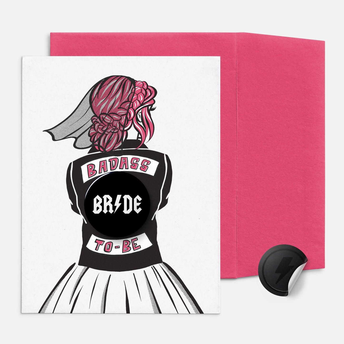 greeting card for badass bride