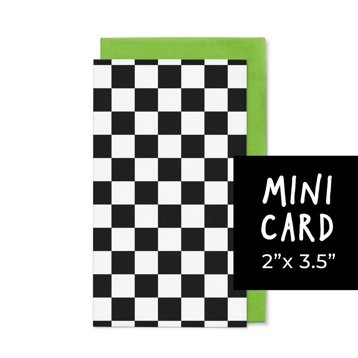 Checkered Everyday Mini Cards