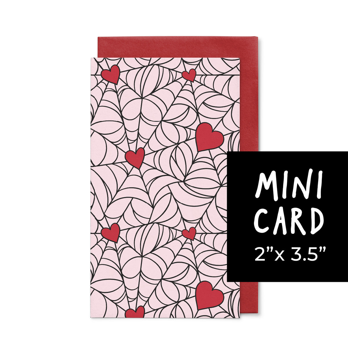 Web of Hearts Mini Cards