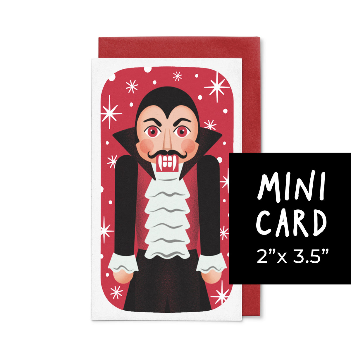 Dracula Nutcracker Mini Cards