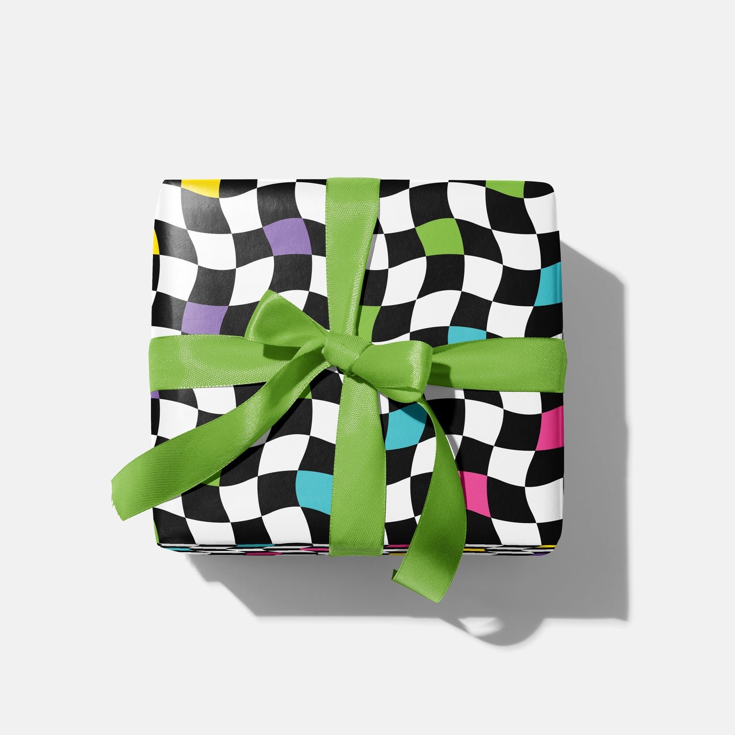 Checkered Chaos Wrapping Paper