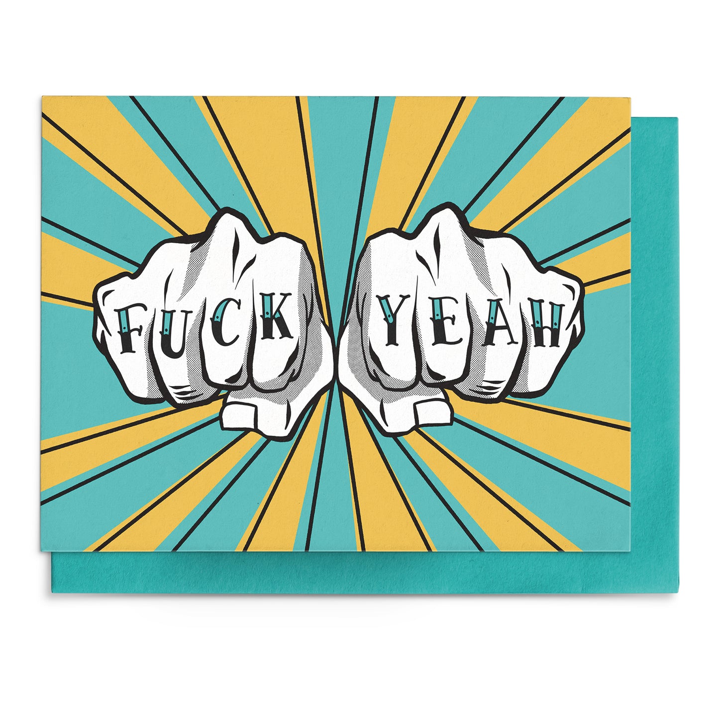 Fuck Yeah! Knuckles, Encouragement Card