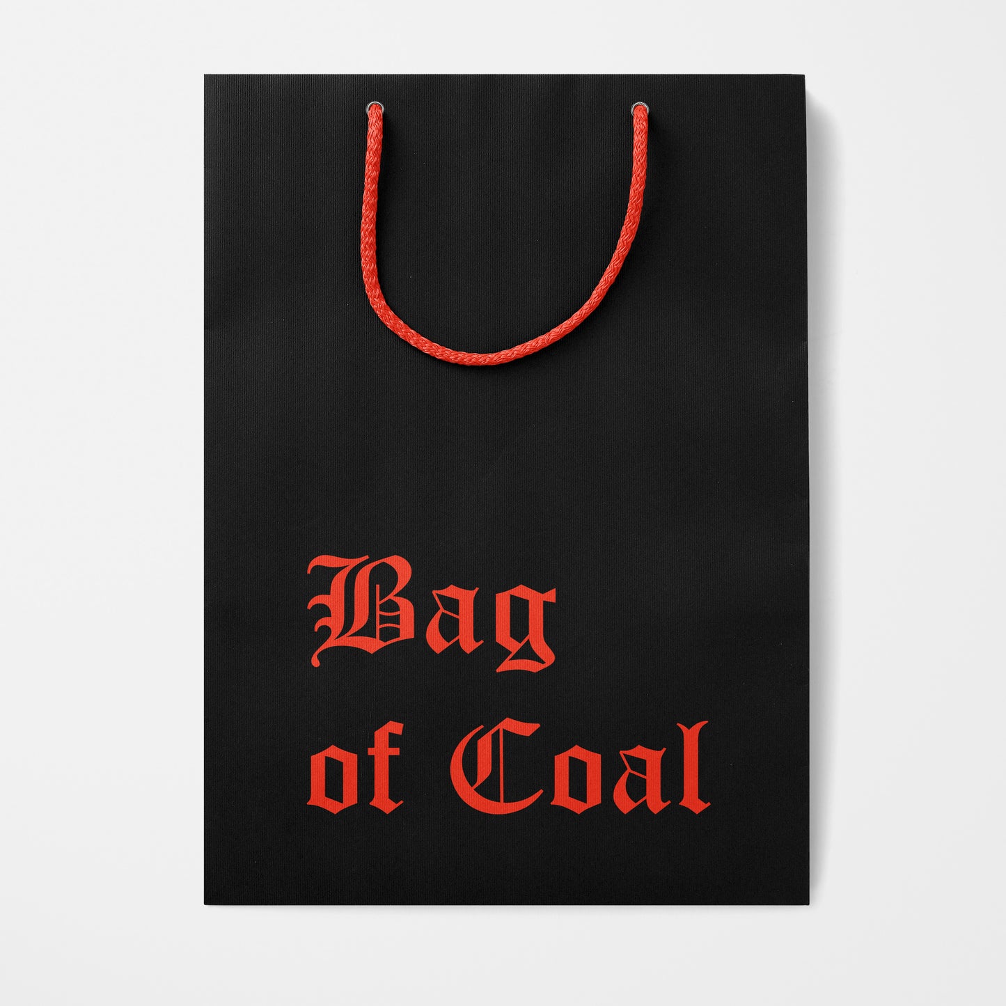 Bag of Coal Gift Bag