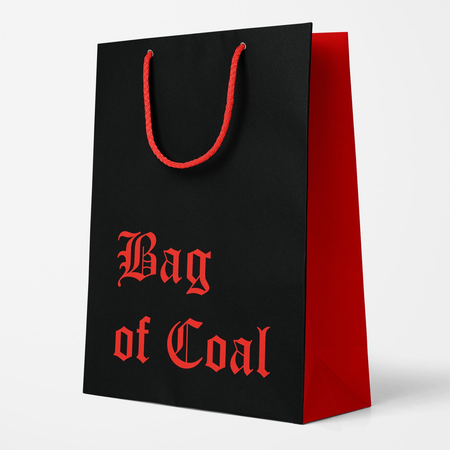 Bag of Coal Gift Bag