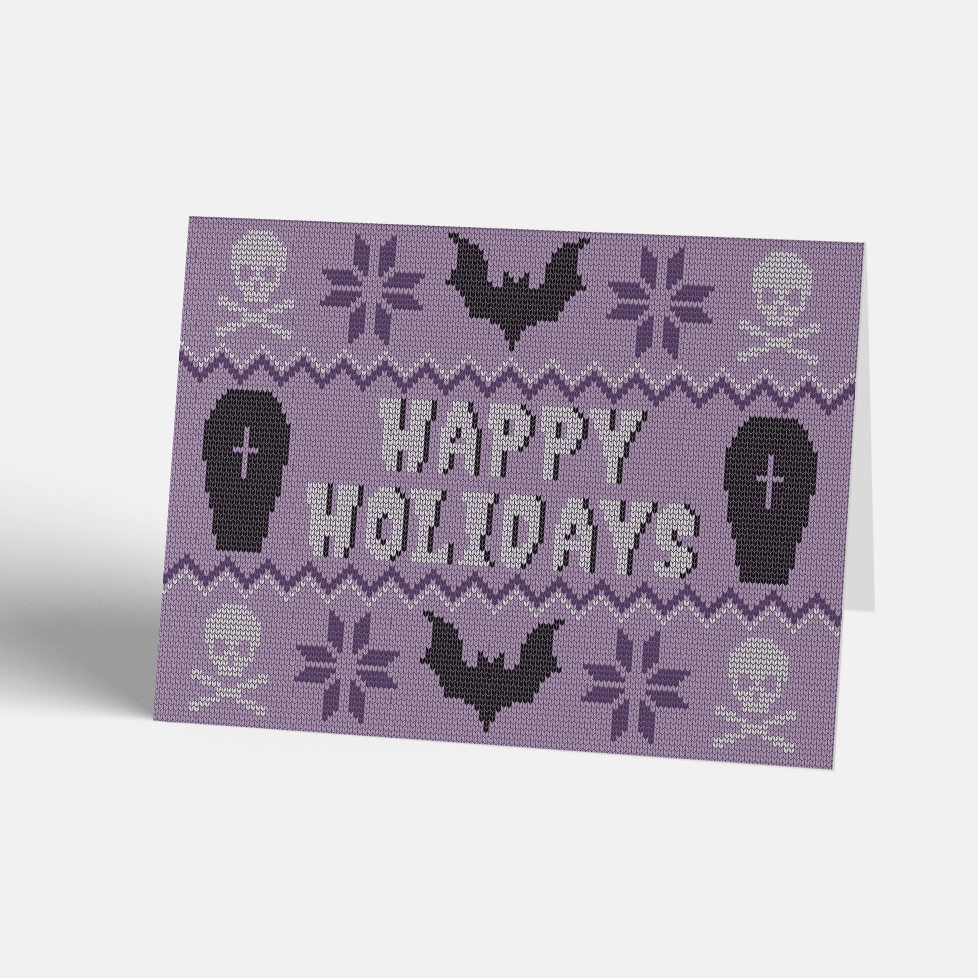 coffin holiday card