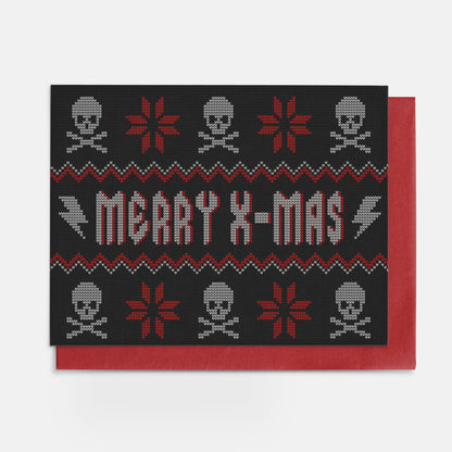punk rock holiday card