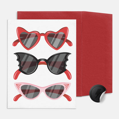 Bat Wing Love Galentine's Day Card + Love Card