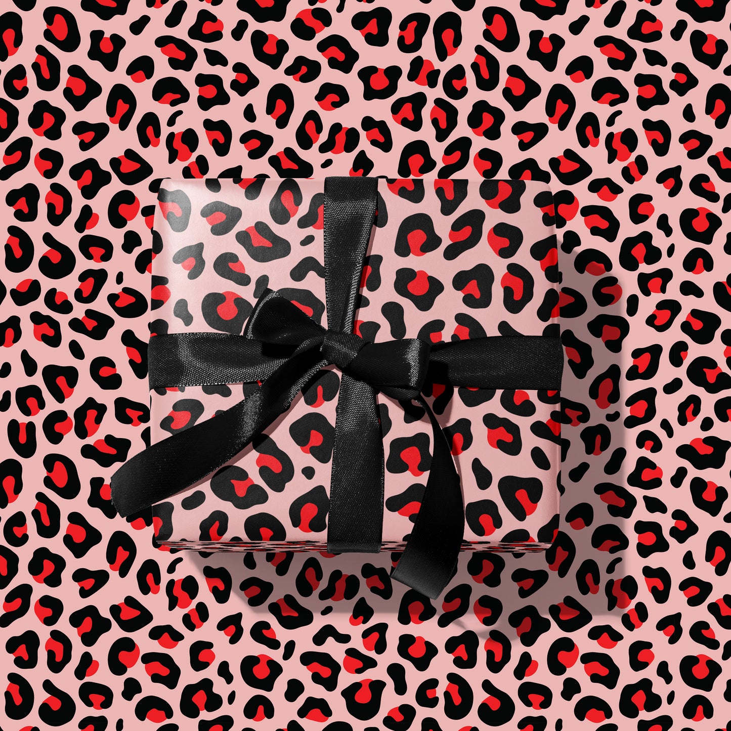 Love Leopard Gift Wrapping Paper