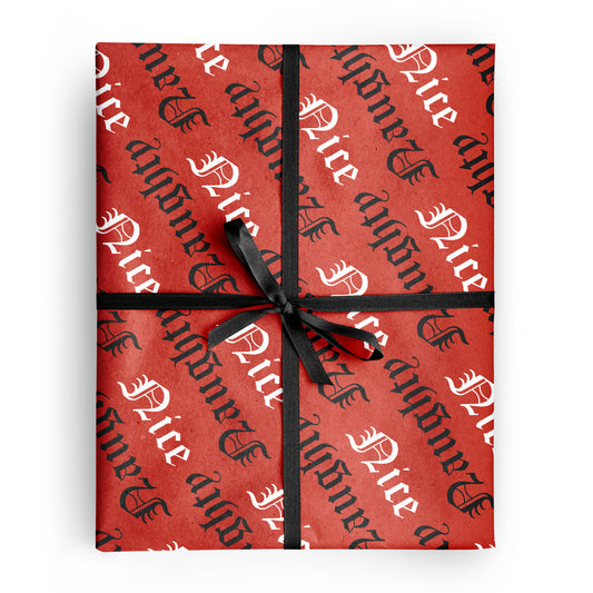 Naught or Nice Wrapping Paper