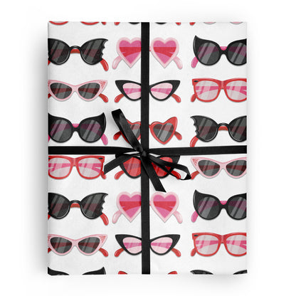 Bat Wing Love Wrapping Paper