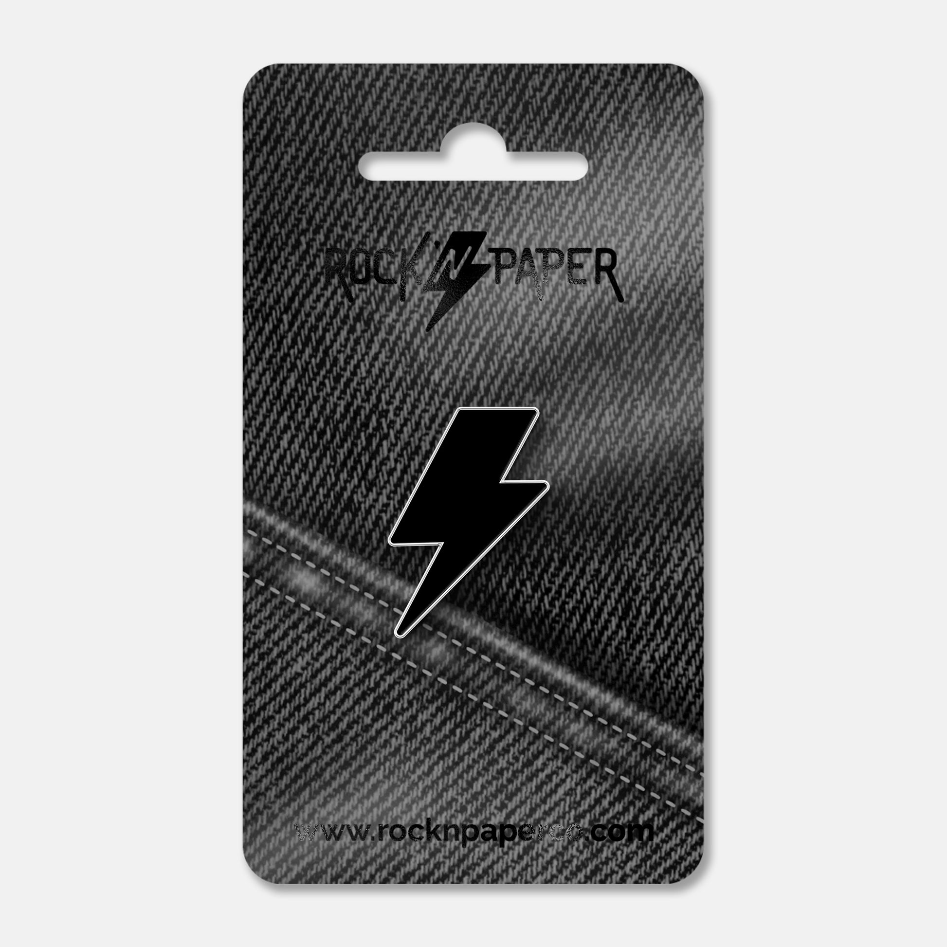 Lightning Bolt Pin button