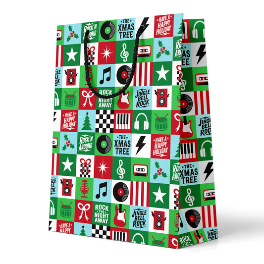 Rockin' Around Christmas Gift Bag