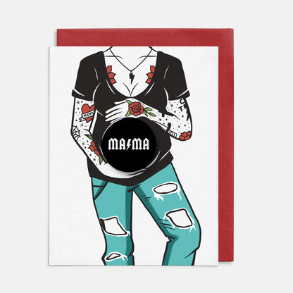 rad mama to be card