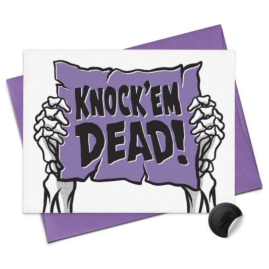 Knock'Em Dead! Card