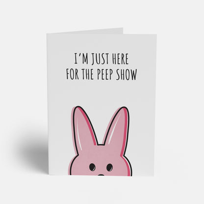 Easter Peep Show Card