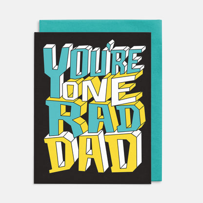 You're One Rad Dad, Father's Day Card