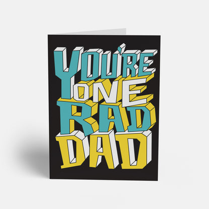 You're One Rad Dad, Father's Day Card