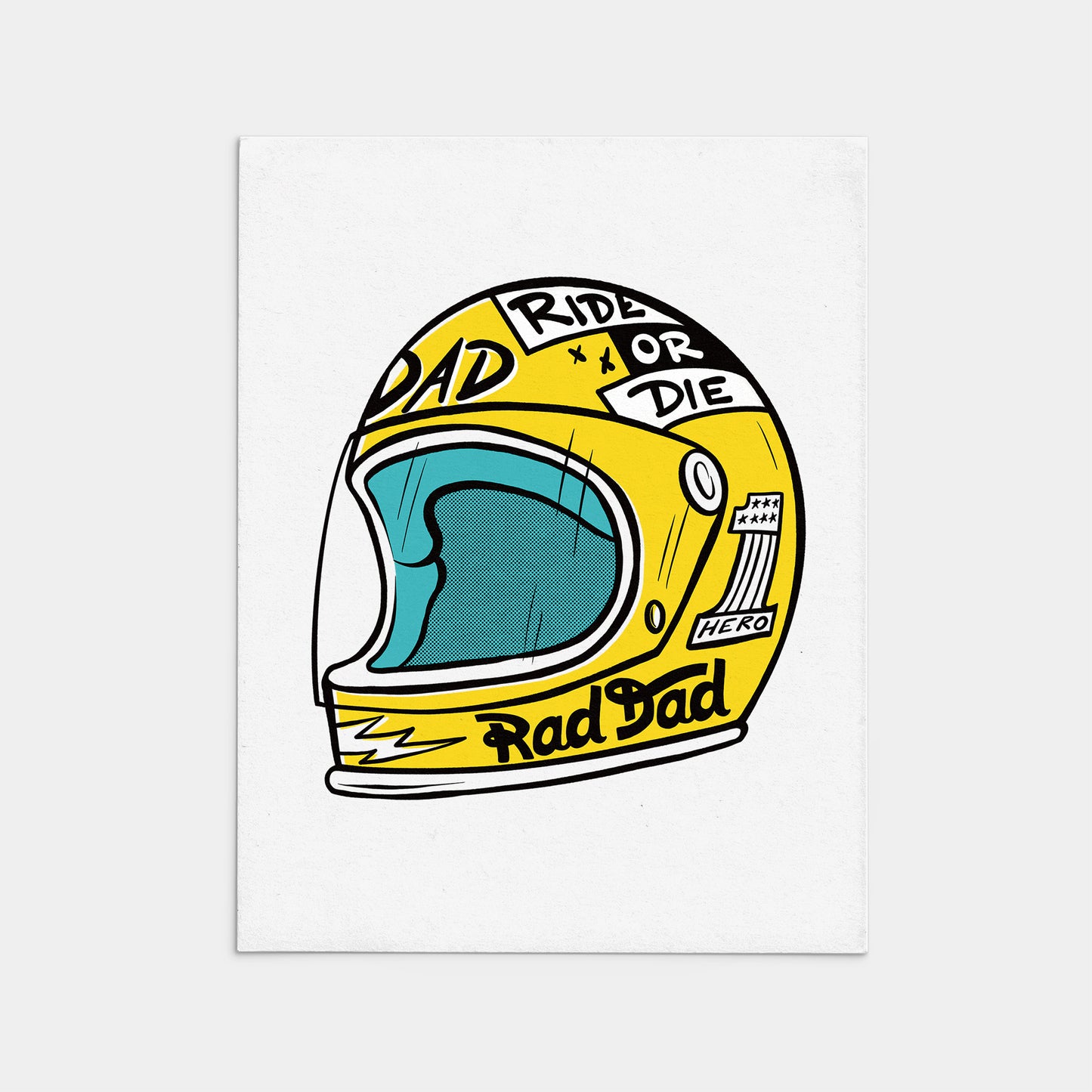 Moto Dad - Father's Day Card
