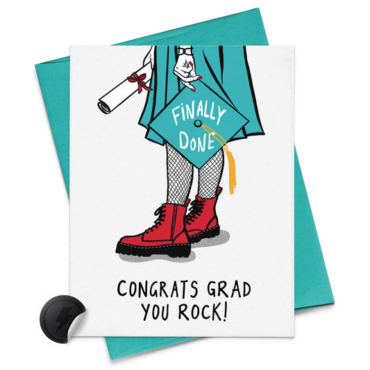 Congrats Grad You Rock Card