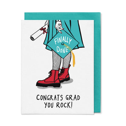 Congrats Grad You Rock Card