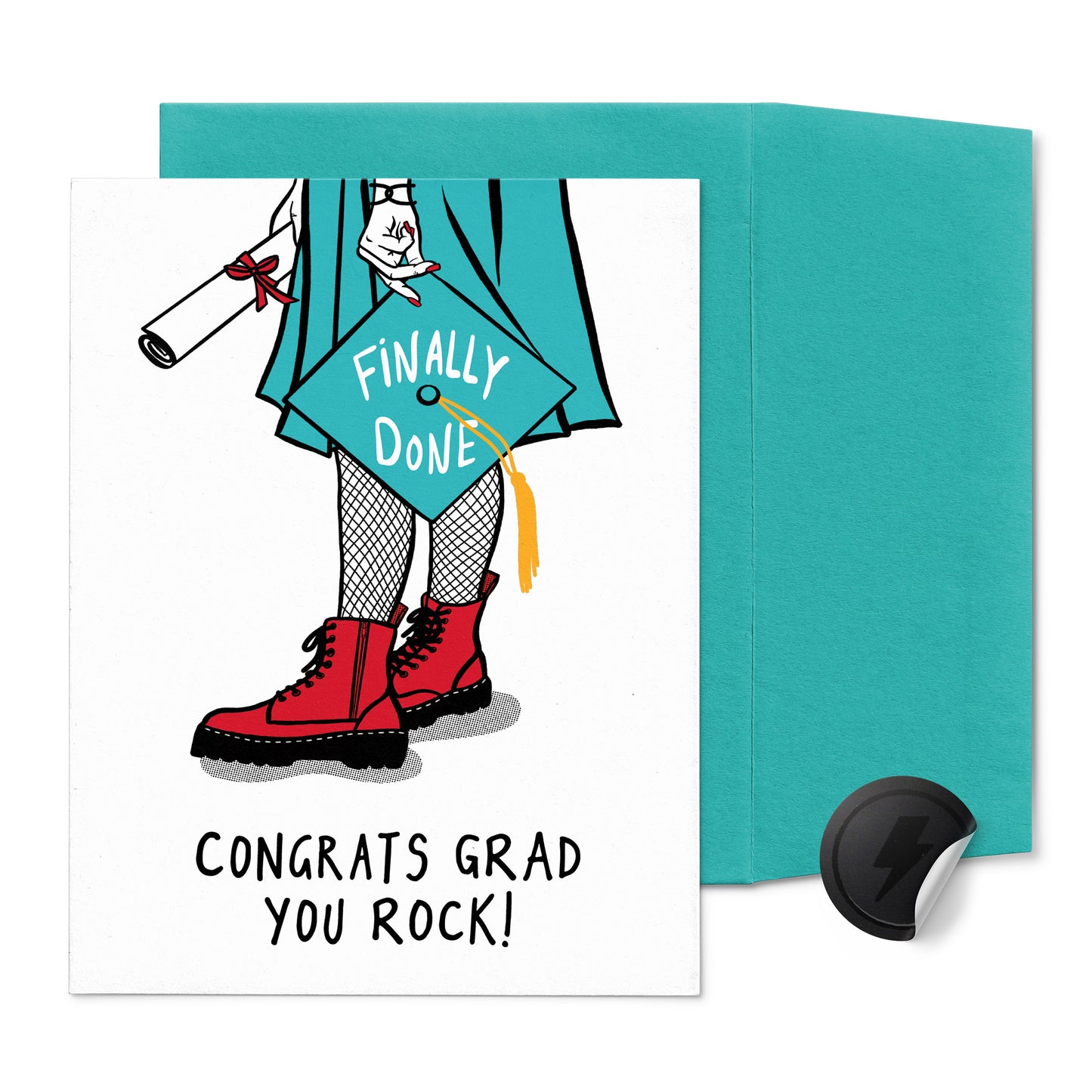 Congrats Grad You Rock Card