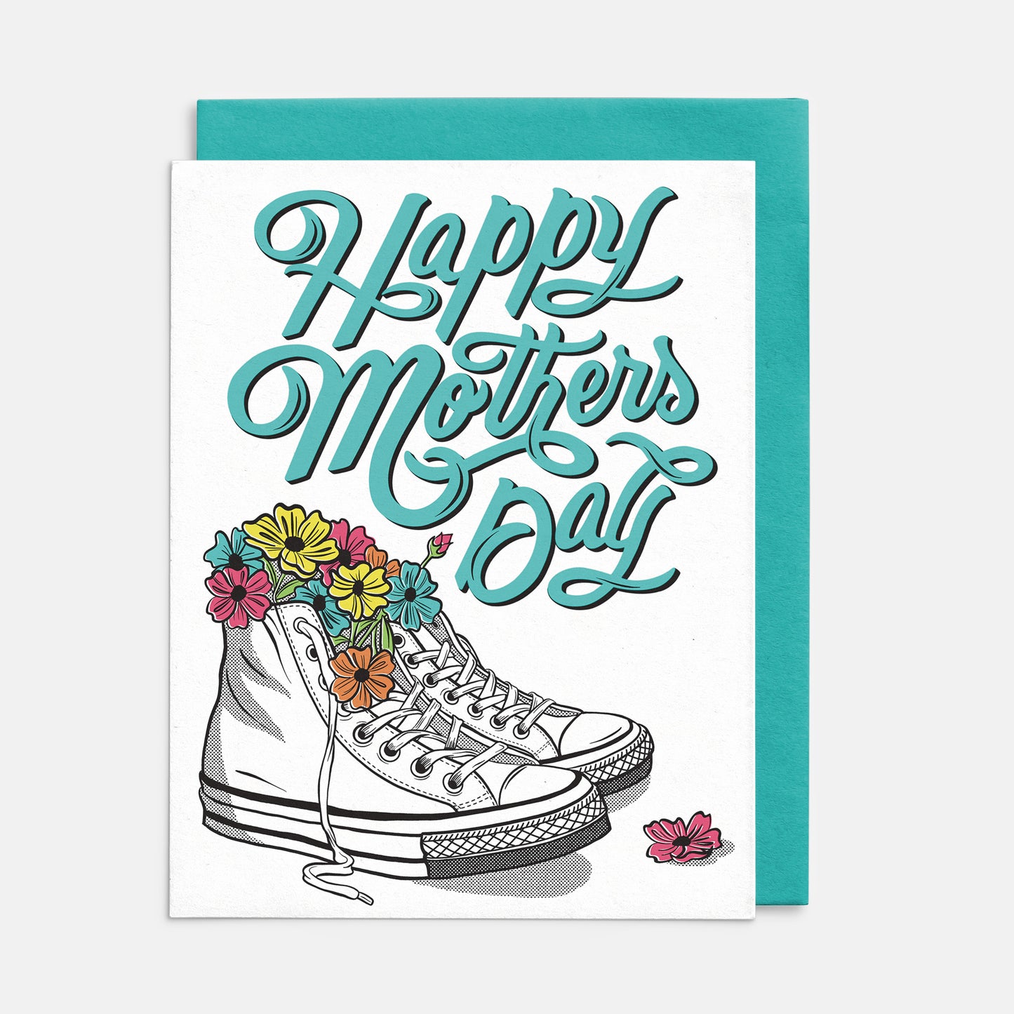 Happy Mother's Day, Converse with Flowers Card
