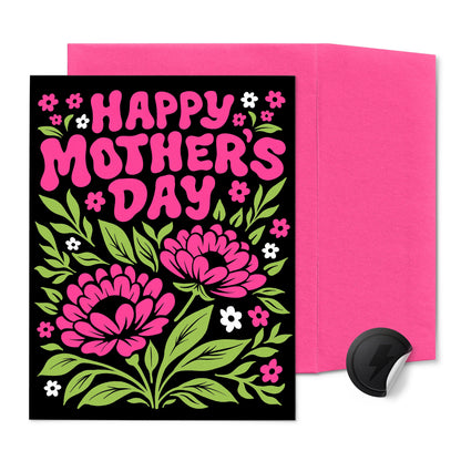 Happy Mother's Day NEON Card