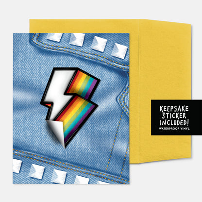 Rock Your Pride LGBTQ+ Sticker Card