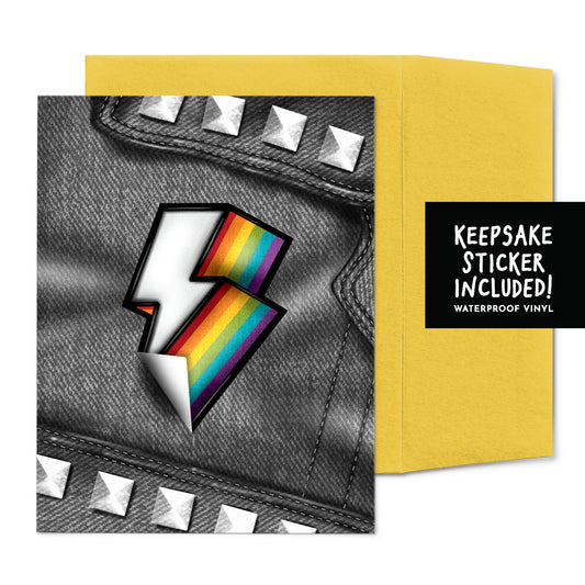 Rock Your Pride LGBTQ+ Sticker Card