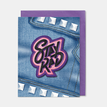 Stay Rad - Sticker Card