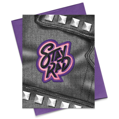 Stay Rad - Sticker Card