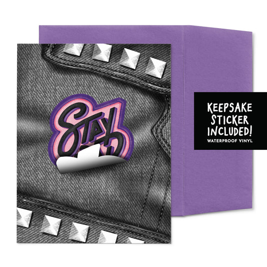 Stay Rad - Sticker Card
