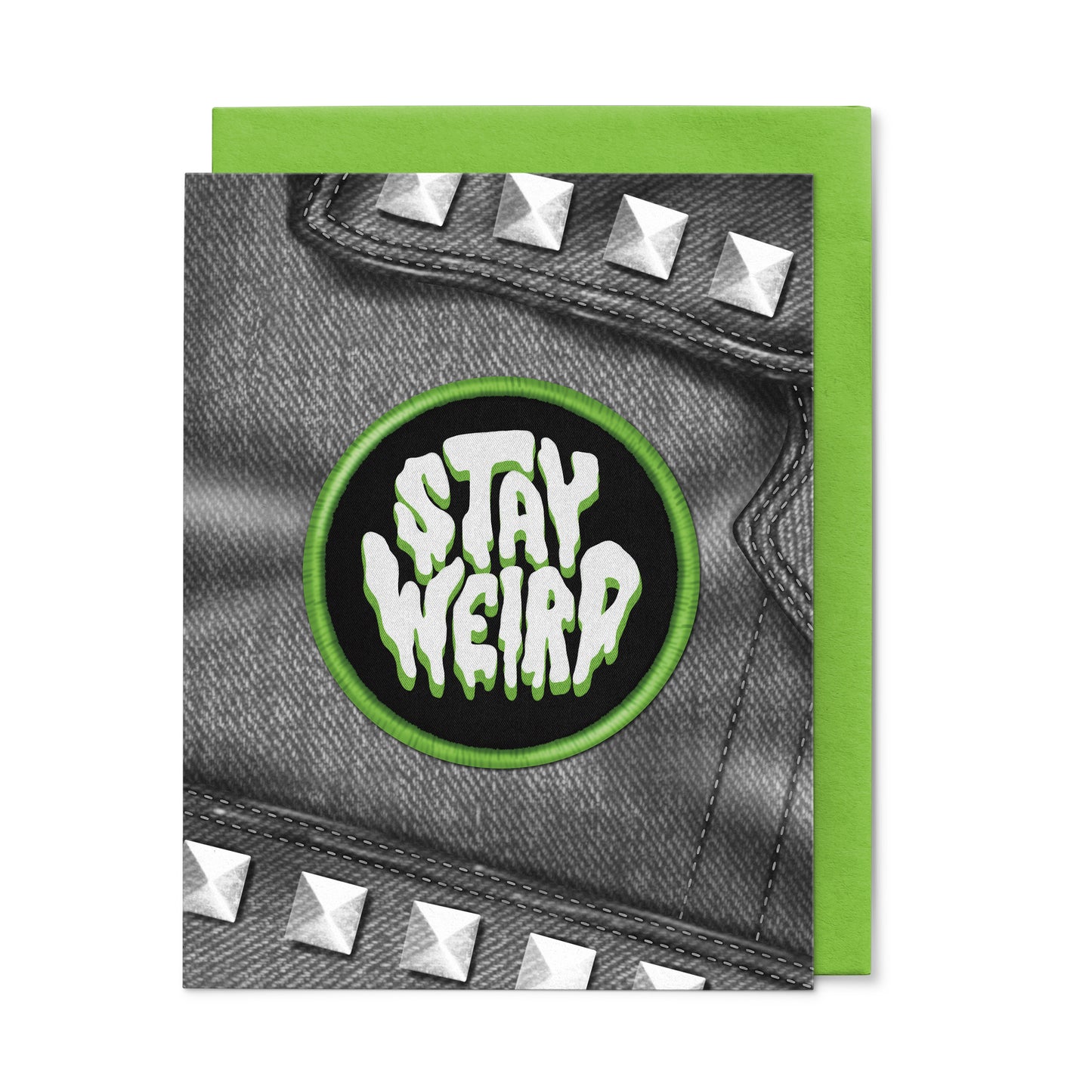 Stay Weird - Sticker Greeting Card
