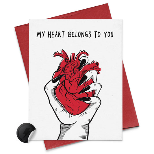 My Heart Belongs to You Valentine's Card