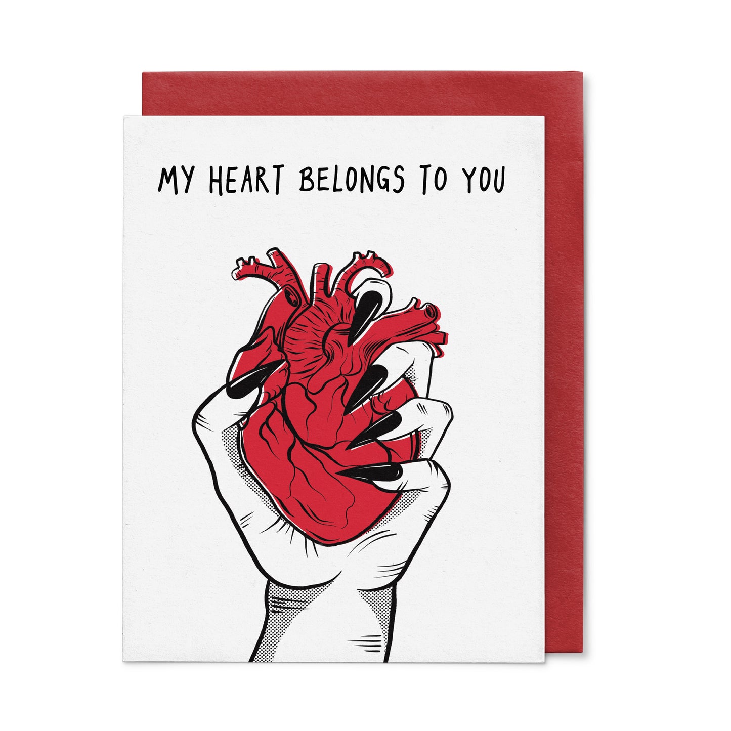 My Heart Belongs to You Valentine's Card