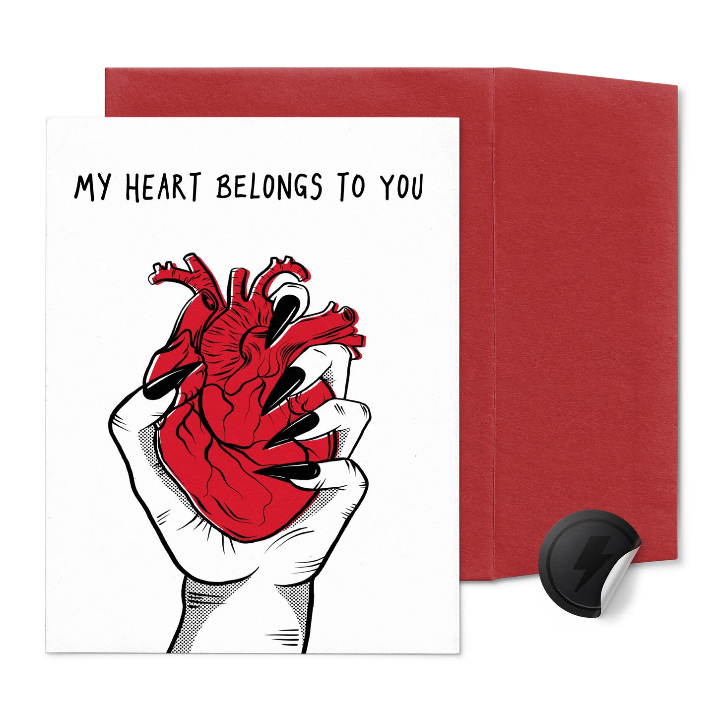 My Heart Belongs to You Valentine's Card