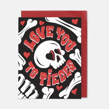 Love You To Pieces Love Card