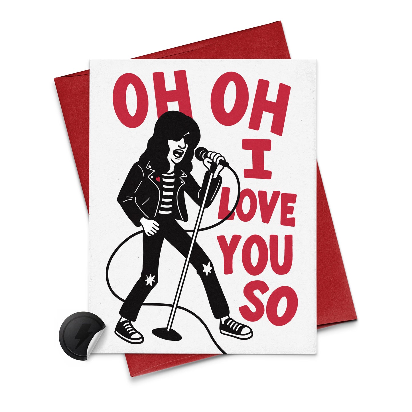 Joey Ramone - Oh Oh I Love You So Card