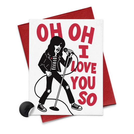 Joey Ramone - Oh Oh I Love You So Card