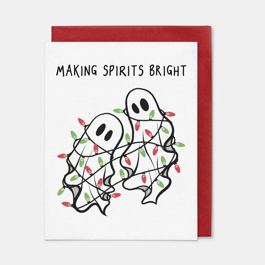 Making Spirits Bright Christmas Card