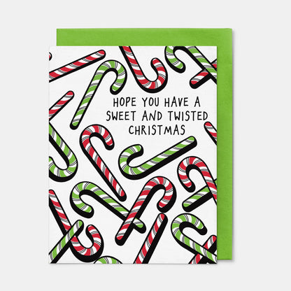 Hope You Have a Sweet and Twisted Christmas Card