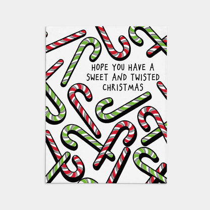 Hope You Have a Sweet and Twisted Christmas Card