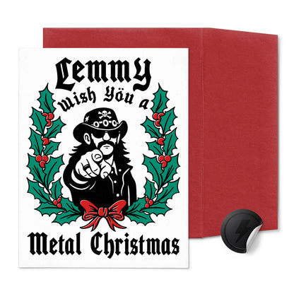 Lemmy Wish You A Metal Christmas Card