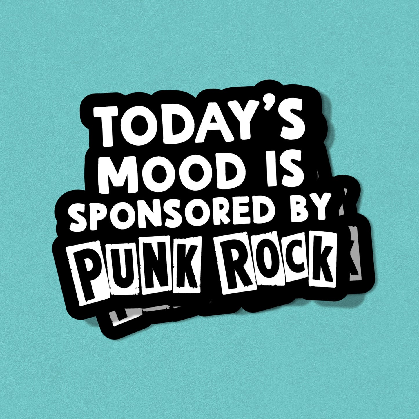 Sponsered by Punk Rock - Vinyl Sticker